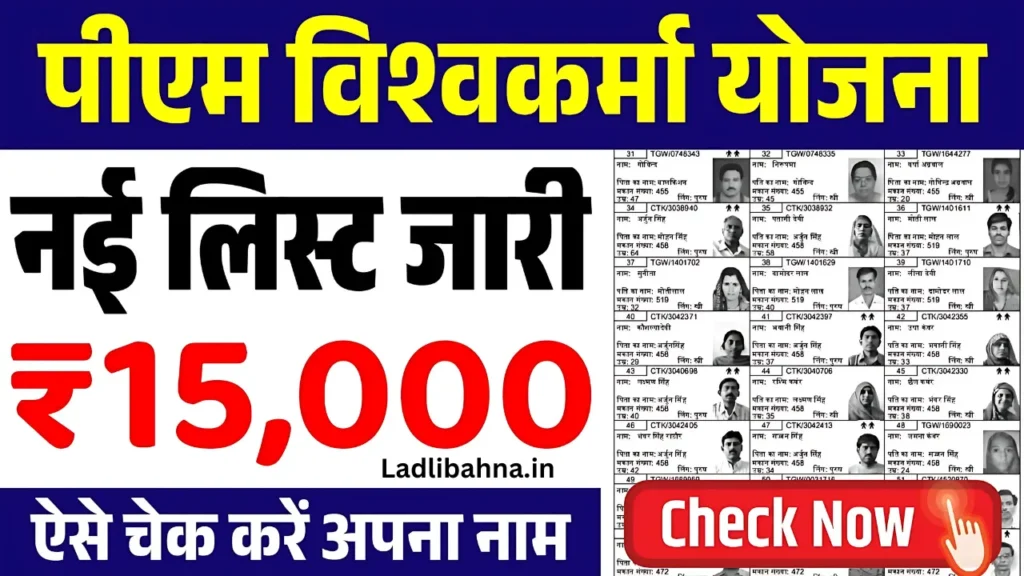 PM Vishwakarma Yojana List