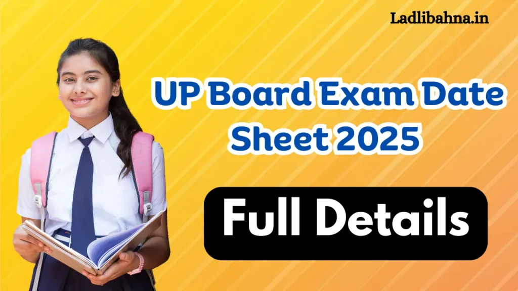 UP Board Exam Date Sheet 2025 Full Details