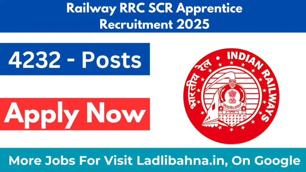 Railway RRC SCR Apprentice Recruitment 2025