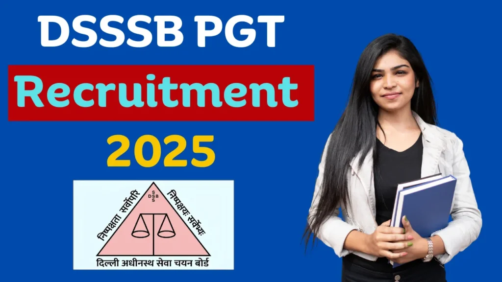 DSSSB PGT Recruitment 2025