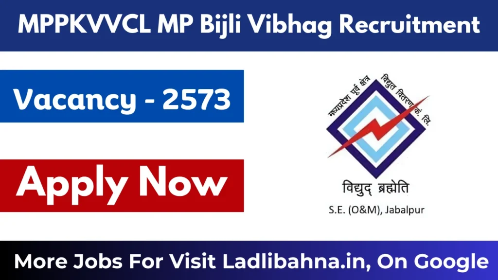 MPPKVVCL MP Bijli Vibhag Recruitment