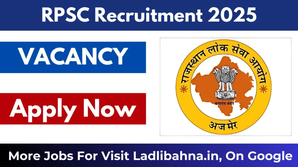 RPSC Recruitment 2025