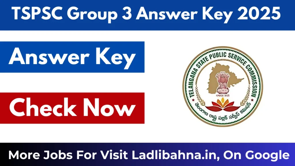 TSPSC Group 3 Answer Key 2025