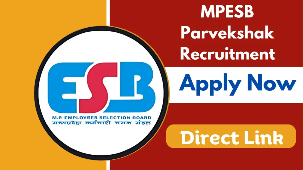 MPESB Parvekshak Recruitment