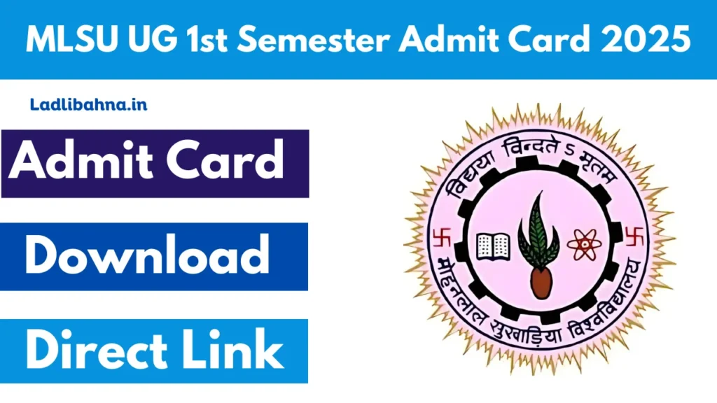 MLSU UG 1st Semester Admit Card 2025