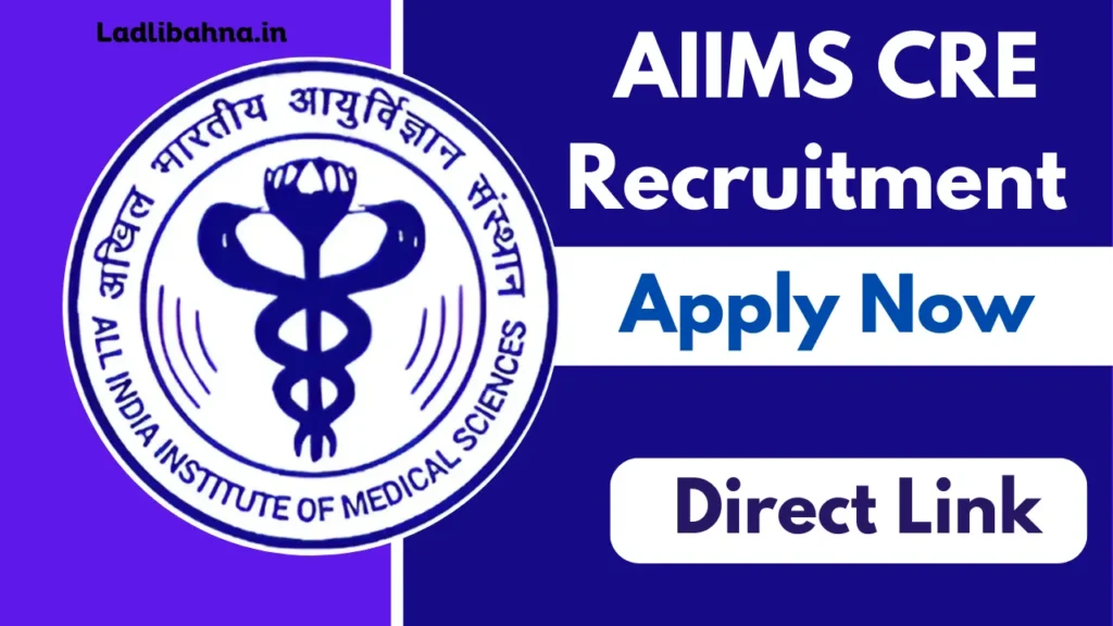 AIIMS CRE Recruitment 2025