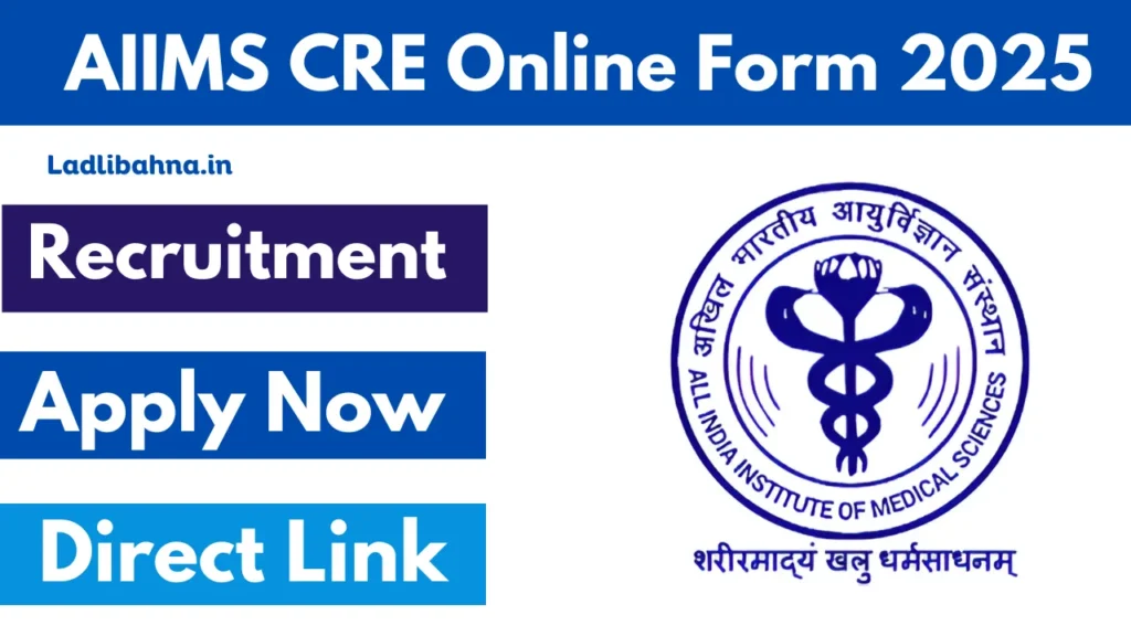 AIIMS CRE Online Form 2025