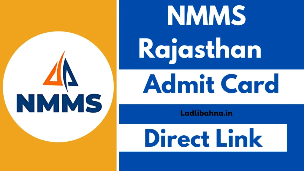 NMMS Rajasthan Admit Card