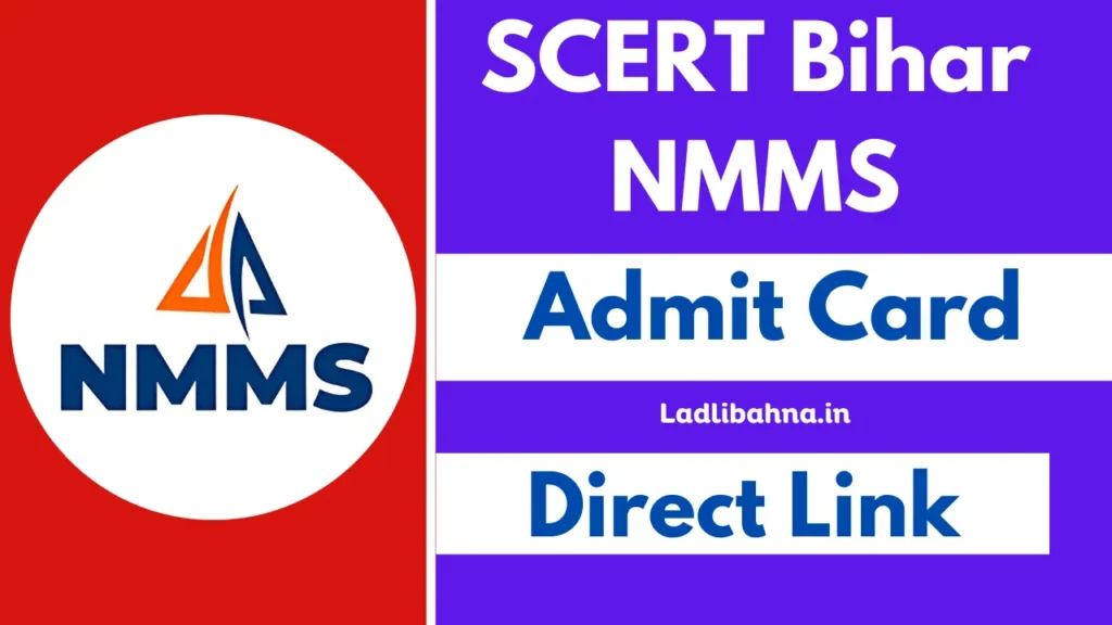 SCERT Bihar NMMS Admit Card 2025